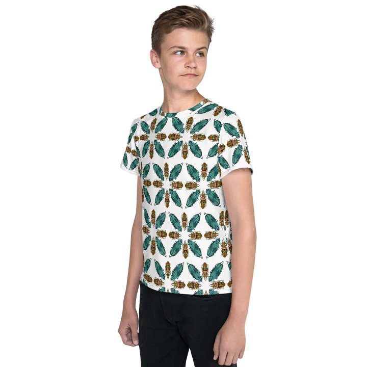Kids Cute Beetle Pattern Tee Shirt product image (2)