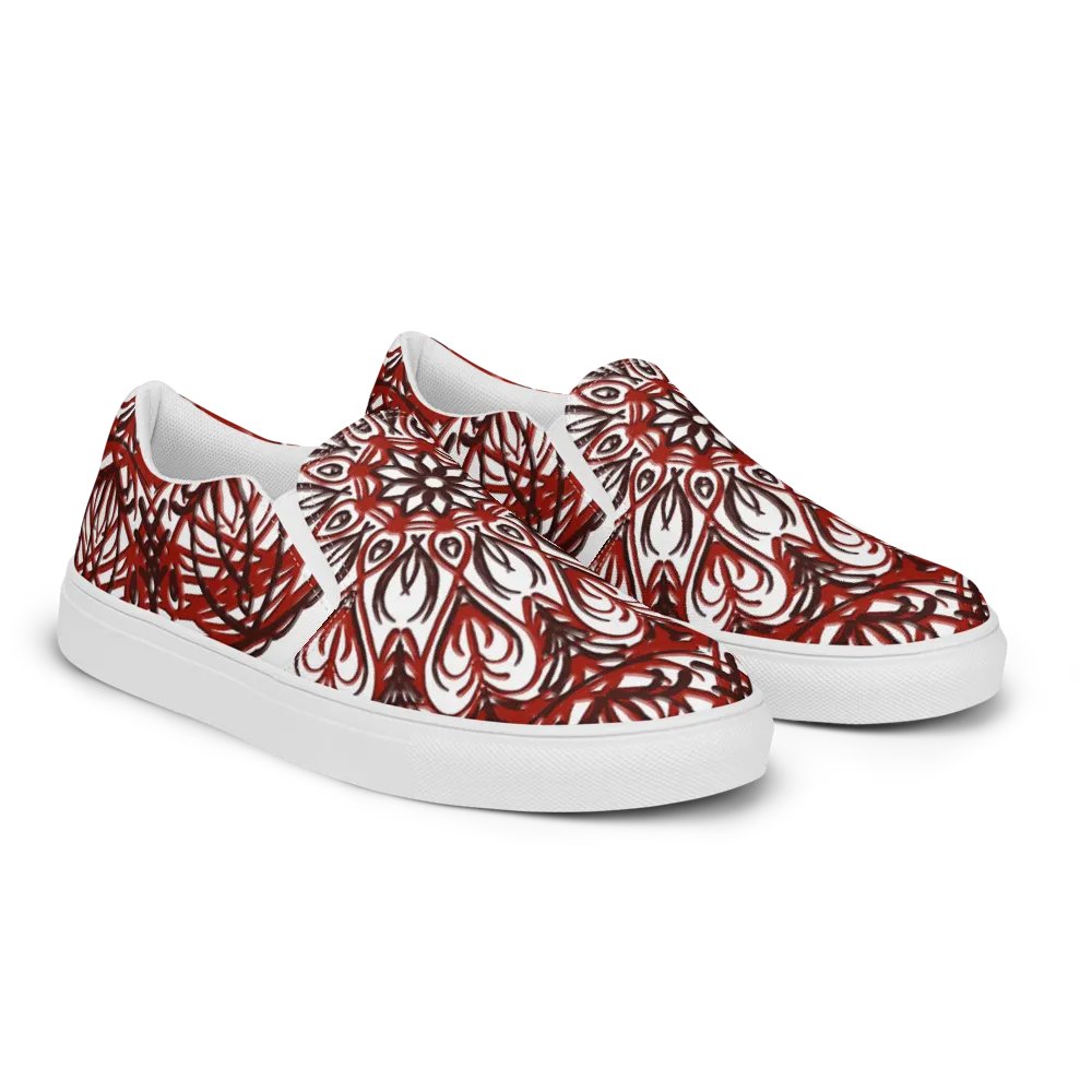 Floral Symmetry Slip-Ons product image (9)
