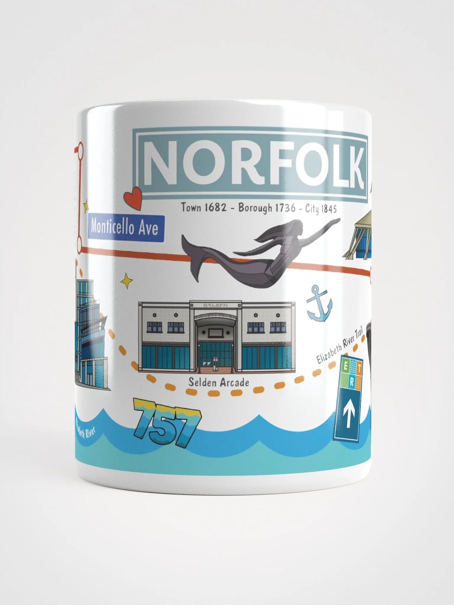 Norfolk Virginia Coffee Mug product image (1)
