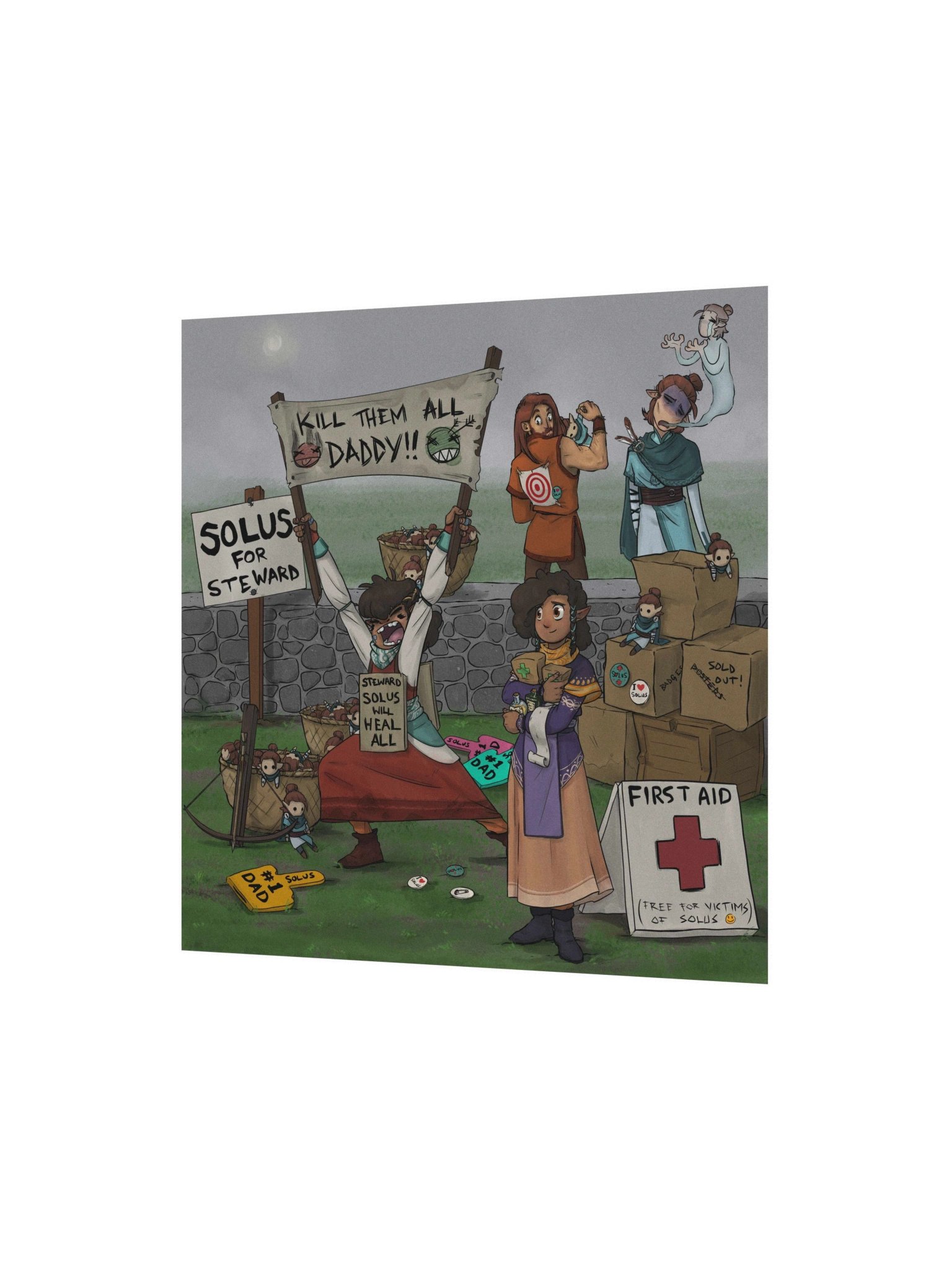 Oaths & Empires Poster - Juno and Wren Celebrate Father's Day product image (2)