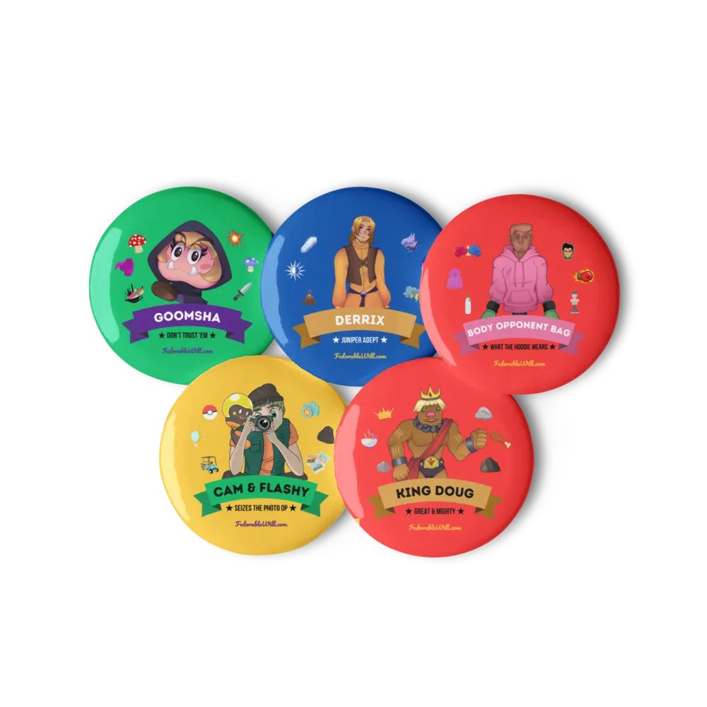 Super Smash Quest Pins + King Doug product image (11)