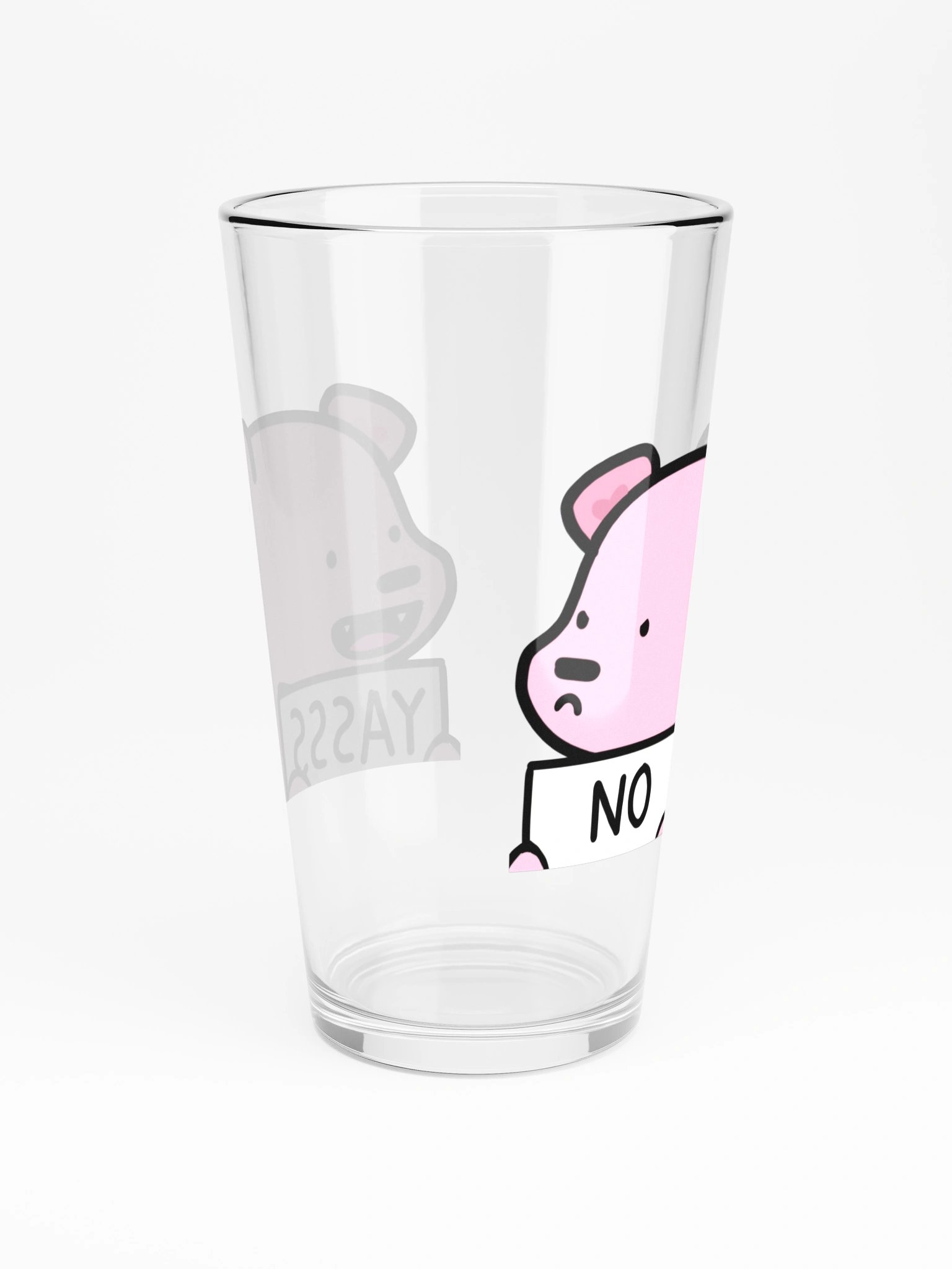 Decision maker pint glass product image (3)