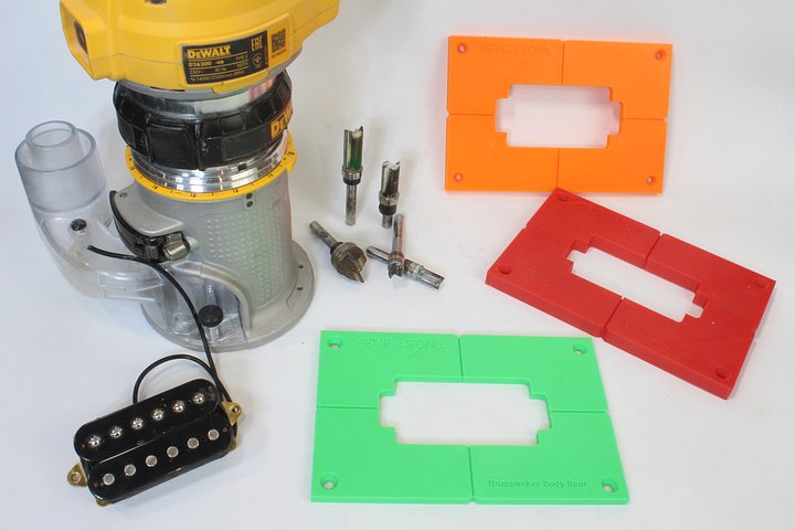 Guitar Humbucker Pickup Routing Template (3D Print File) product image (1)