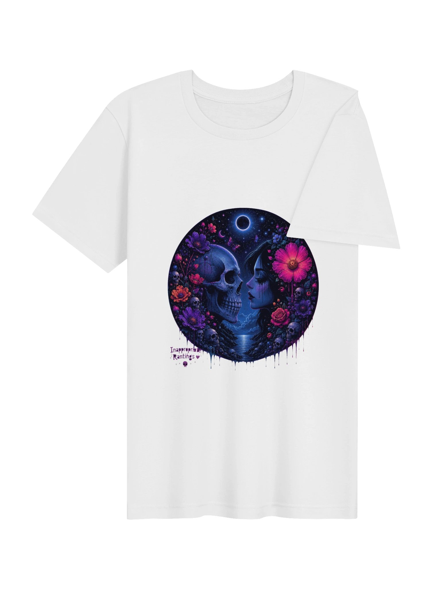 Inappropriate Rantings Skull & Cosmic T-Shirt product image (16)