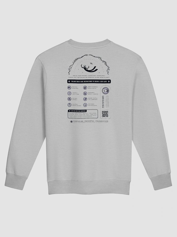 Certified Peaceful Sweatshirt (lilac) product image (4)