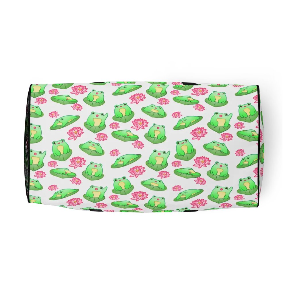 Kawaii Froggie Duffle Bag product image (5)