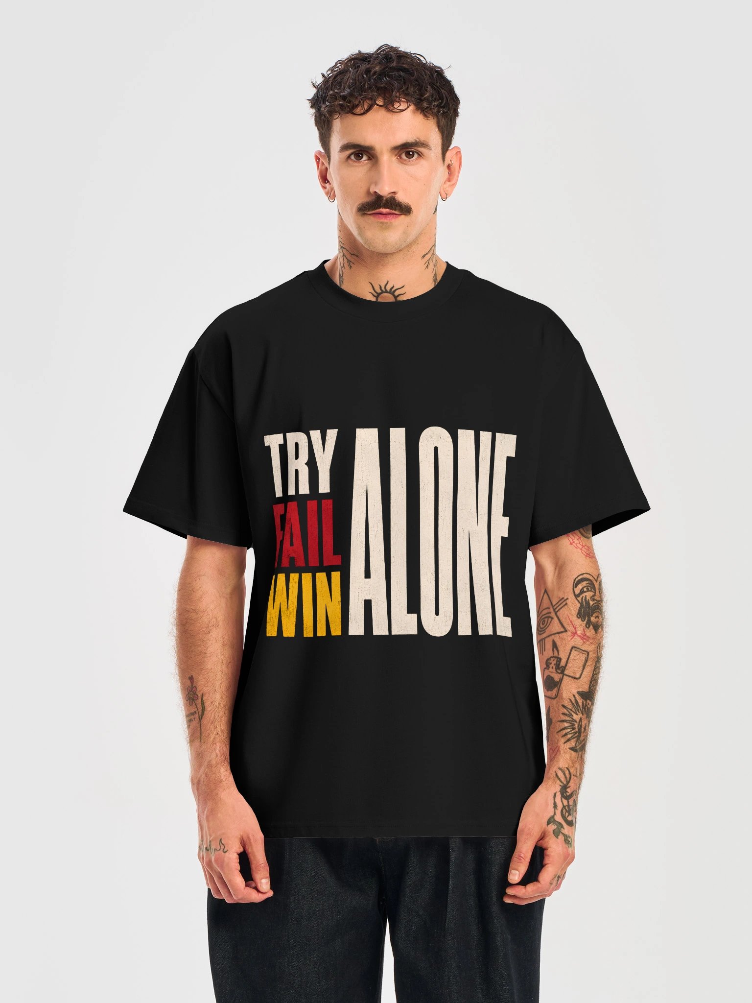 Try, Fail, Win Alone T-Shirt product image (2)