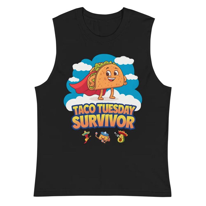 Taco Tuesday Superhero Muscle Tank Bella+Canvas (Men's) product image (3)