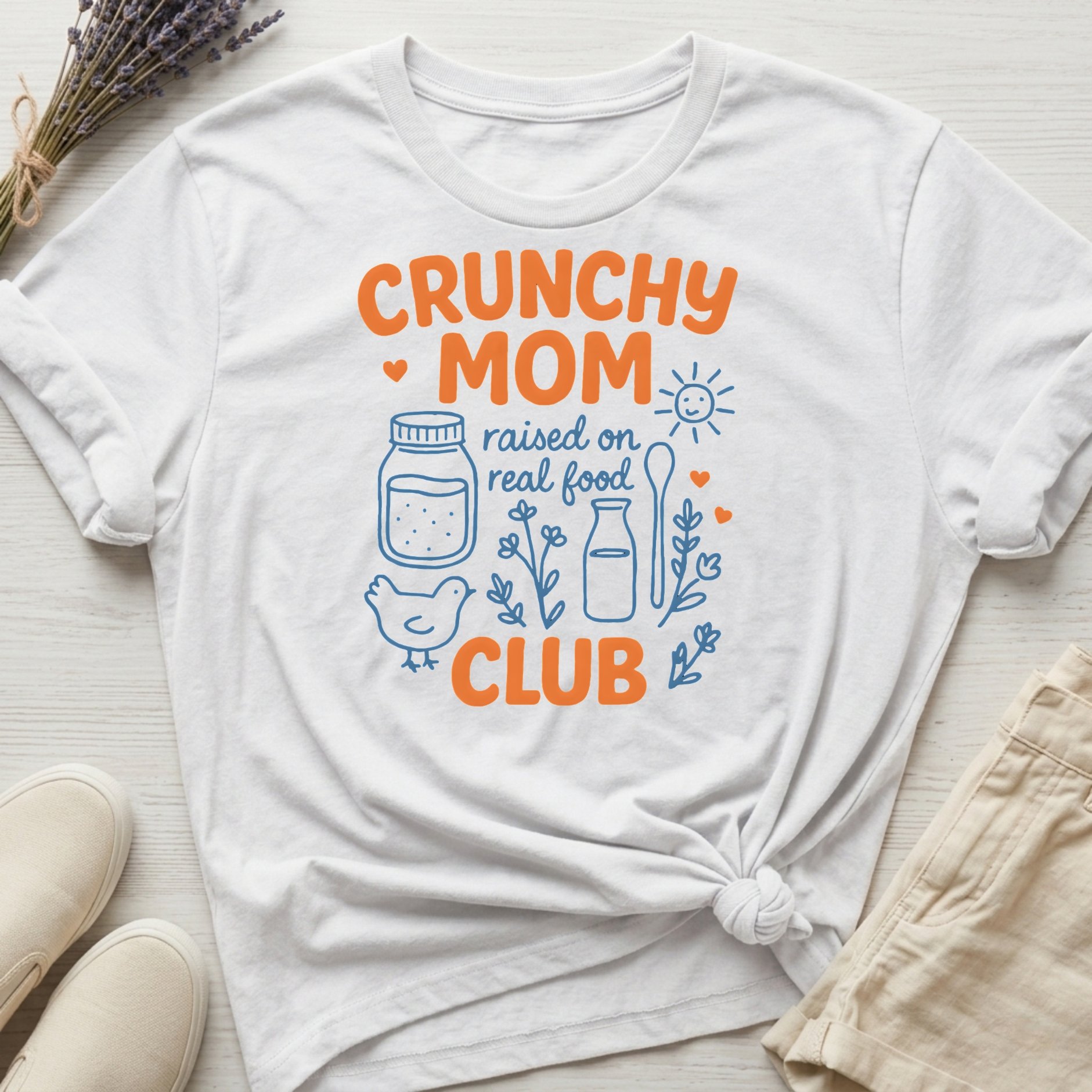 Crunchy Mom Club Organic T-Shirt product image (1)