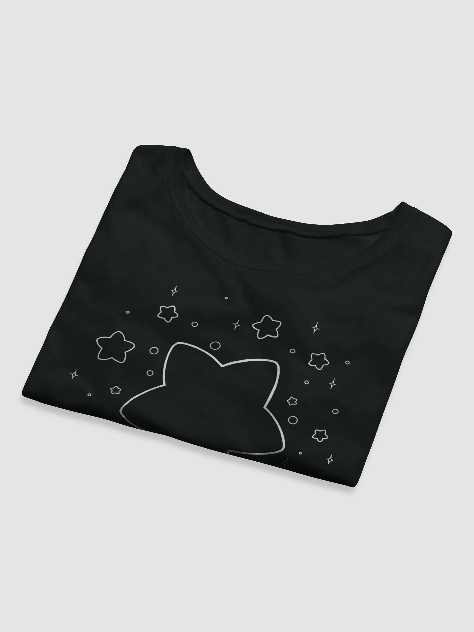 Cropped Star Shirt Black product image (3)