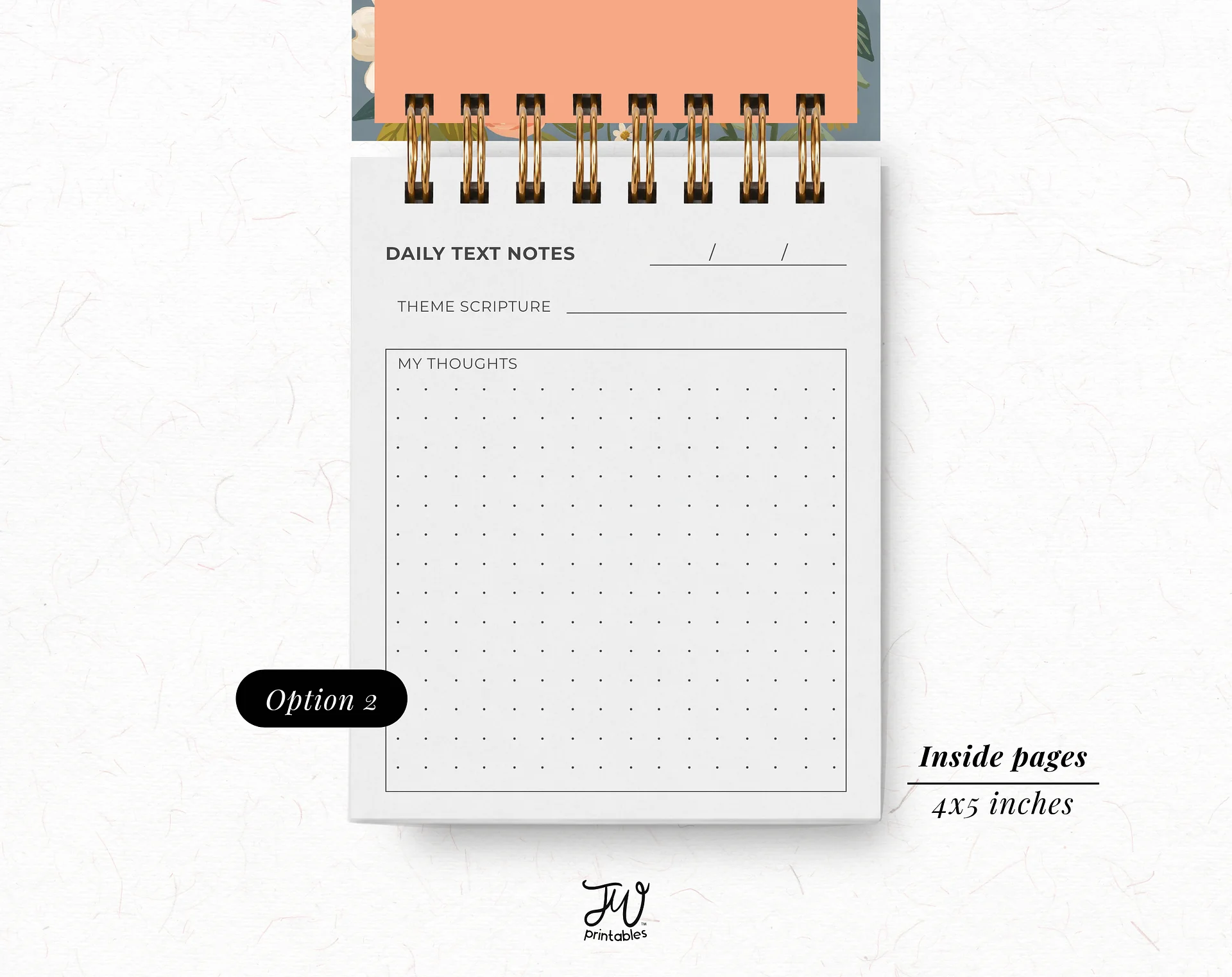 Daily Text Thoughts Mini Jotter Notebook product image (3)