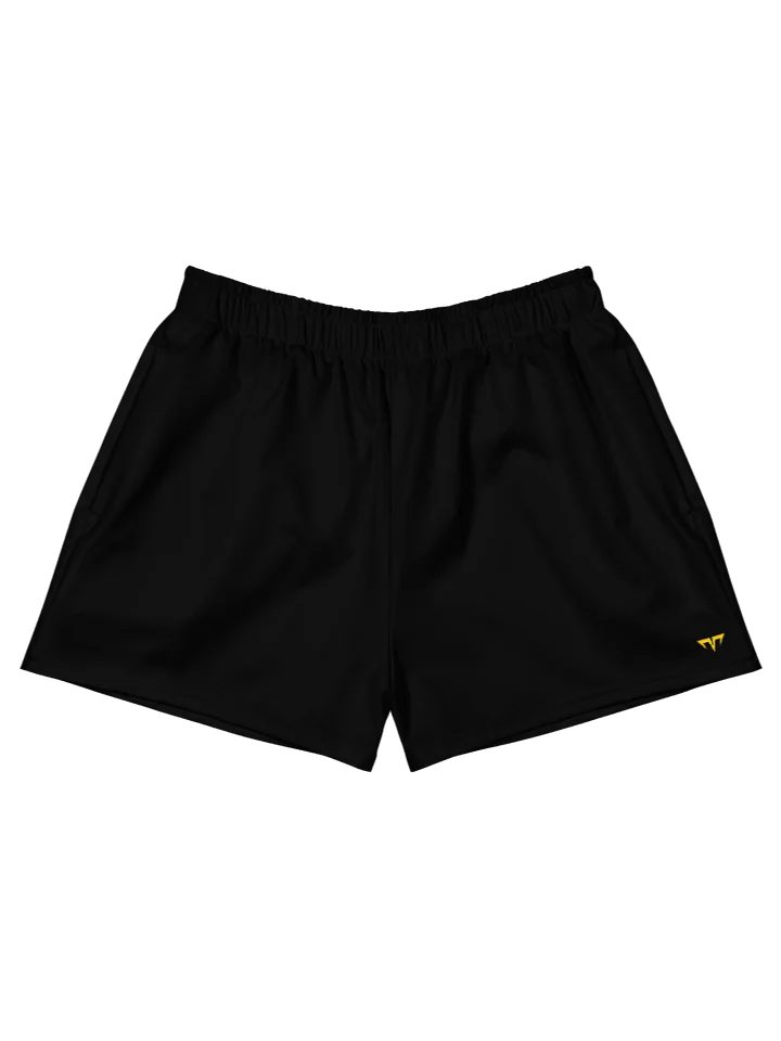 Unisex Activewear - Pekpek Short Shorts Black - Printed Gold Logo product image (1)
