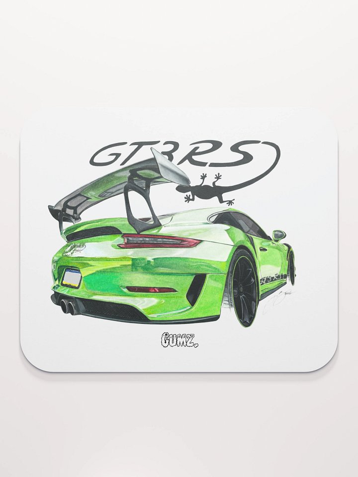 Green Lizard Mouse Pad product image (2)