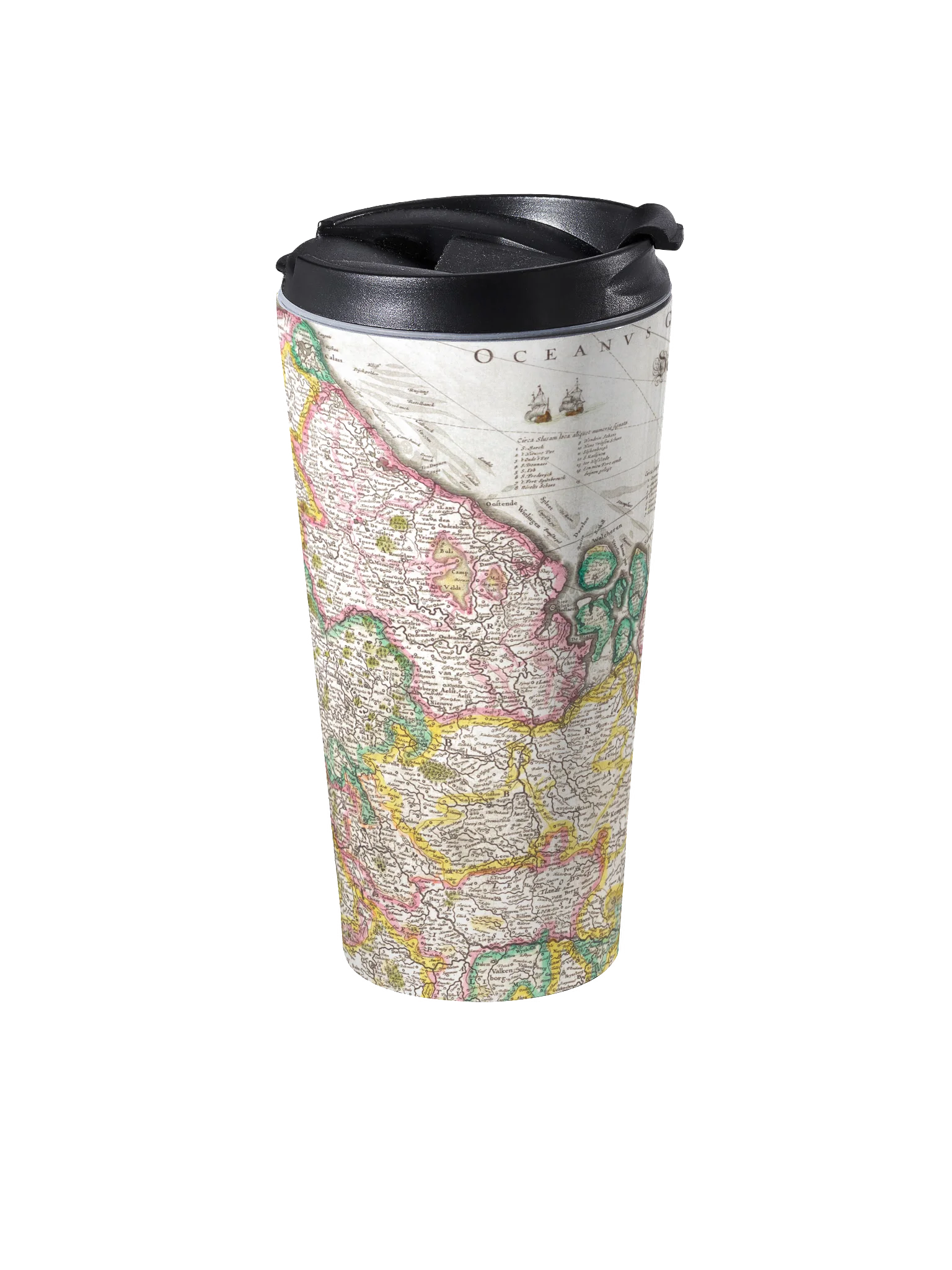 Antique Netherlands Map Travel Mug product image (2)