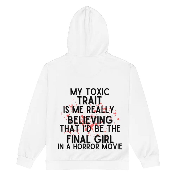 'Final Girl Energy' Recycled Zip Hoodie product image (2)