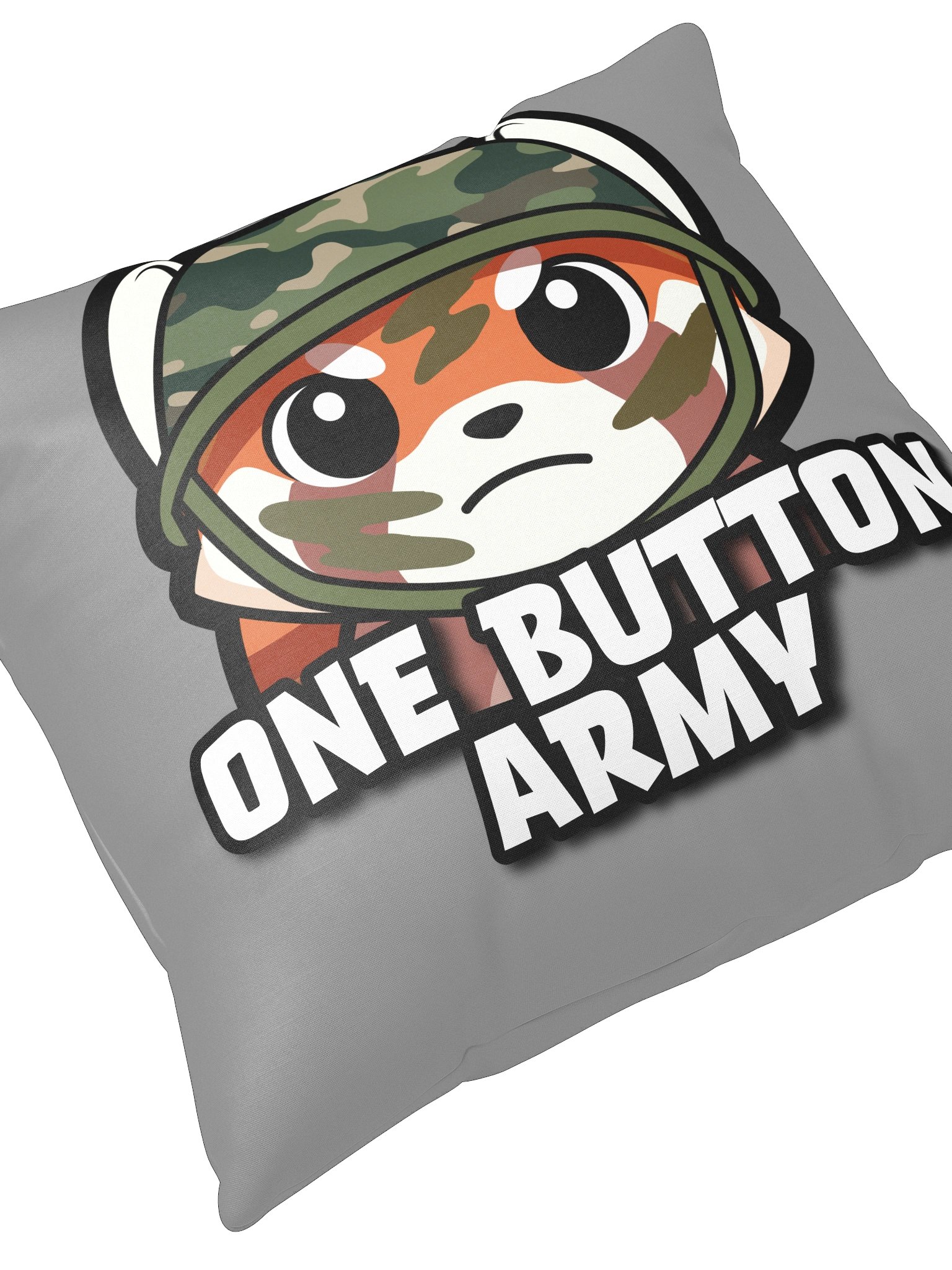 One Button Army - Print Pillow product image (4)