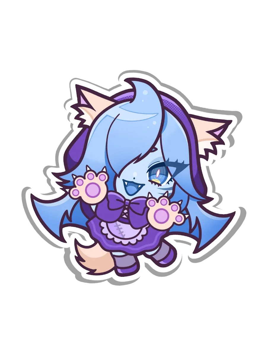 Sharky Riding Hood Sticker product image (1)