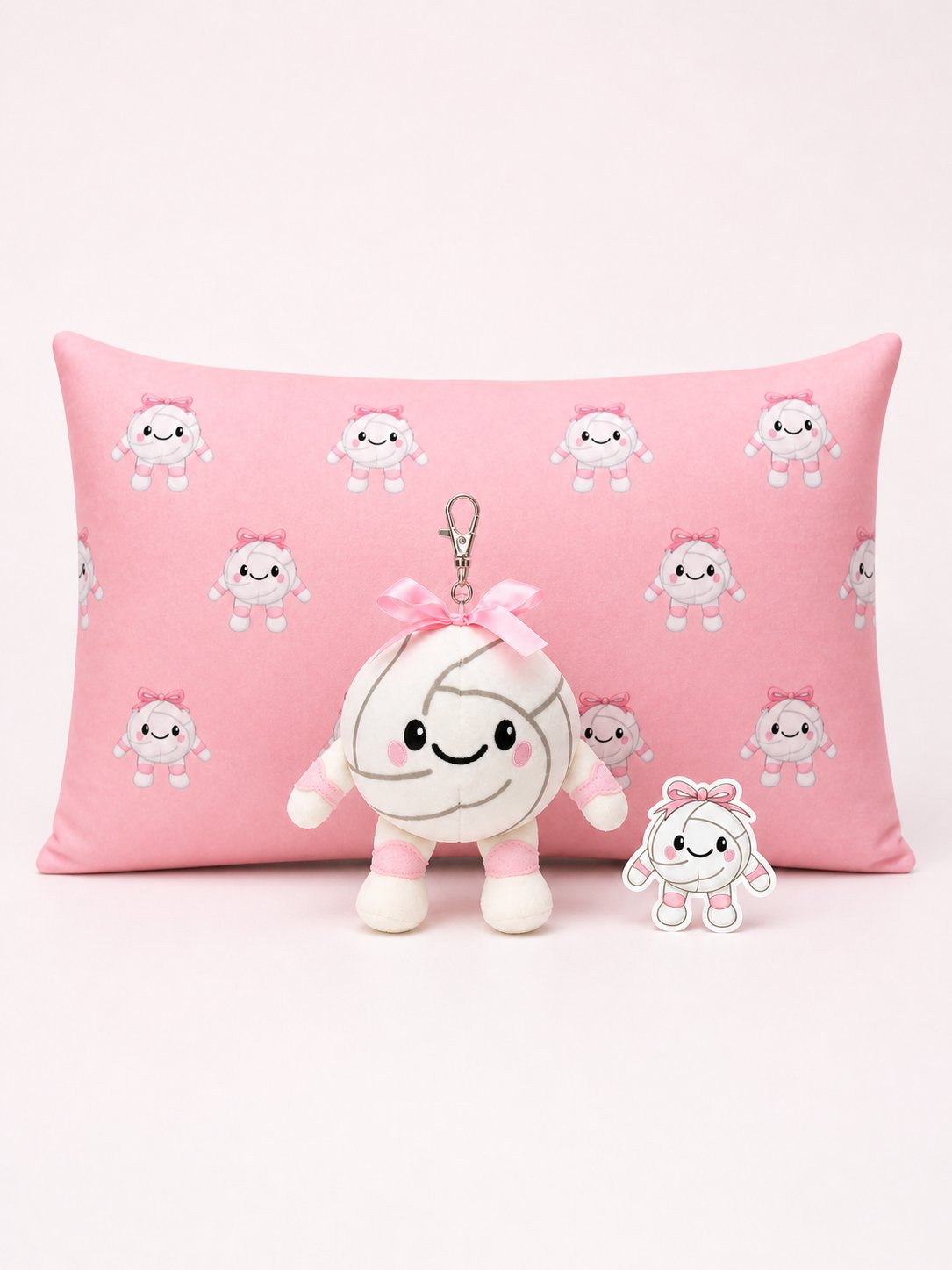 Volley Dolly Bag Charm, Pillow & Sticker Set product image (1)