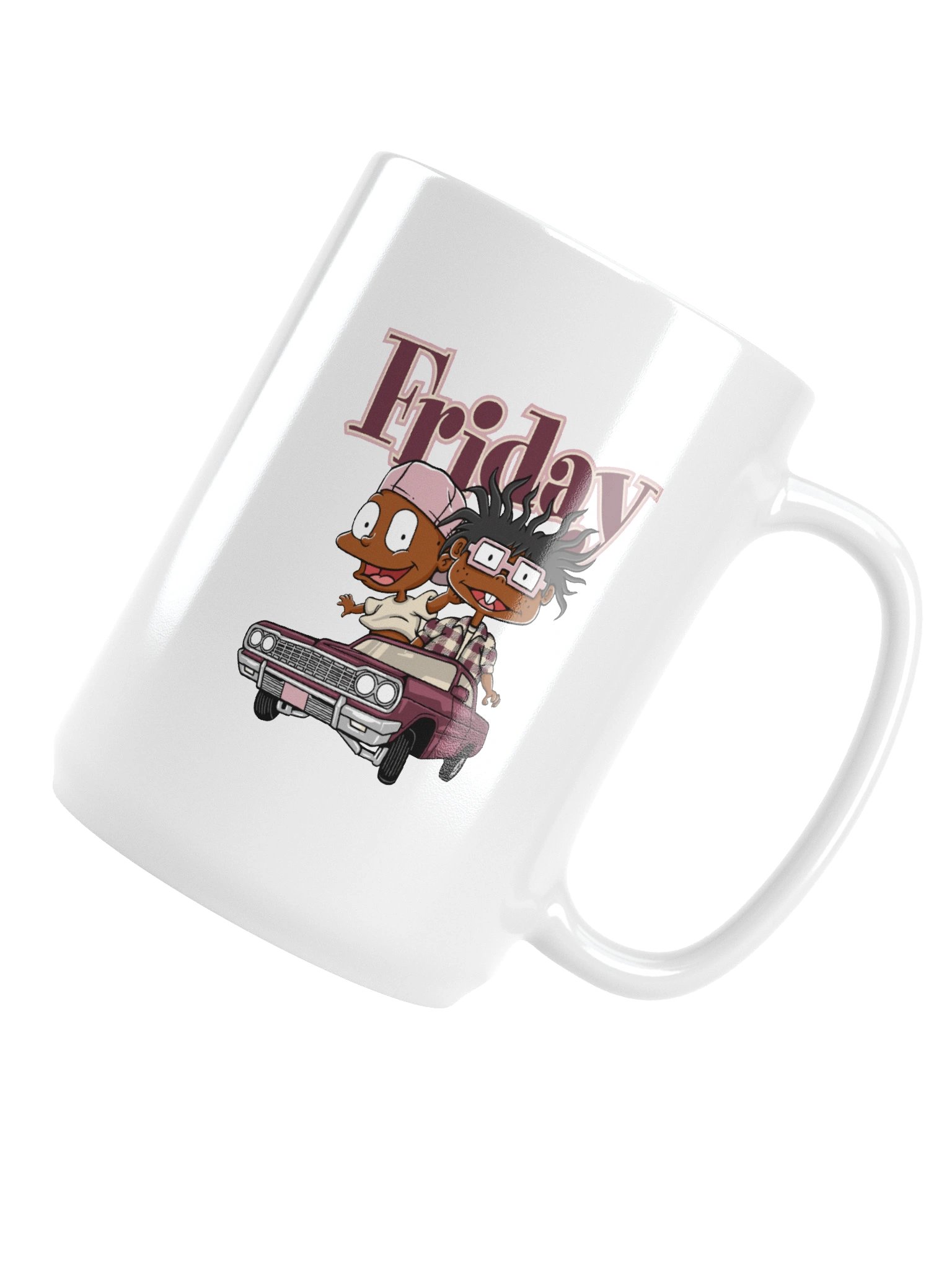 Ceramic Mug – Friday Drive Modern Graphic Coffee Mug for Daily Use product image (5)