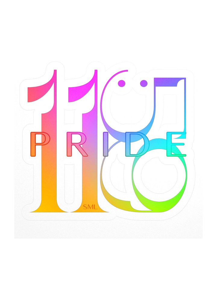 eleven:fiftynine PRIDE Sticker product image (1)