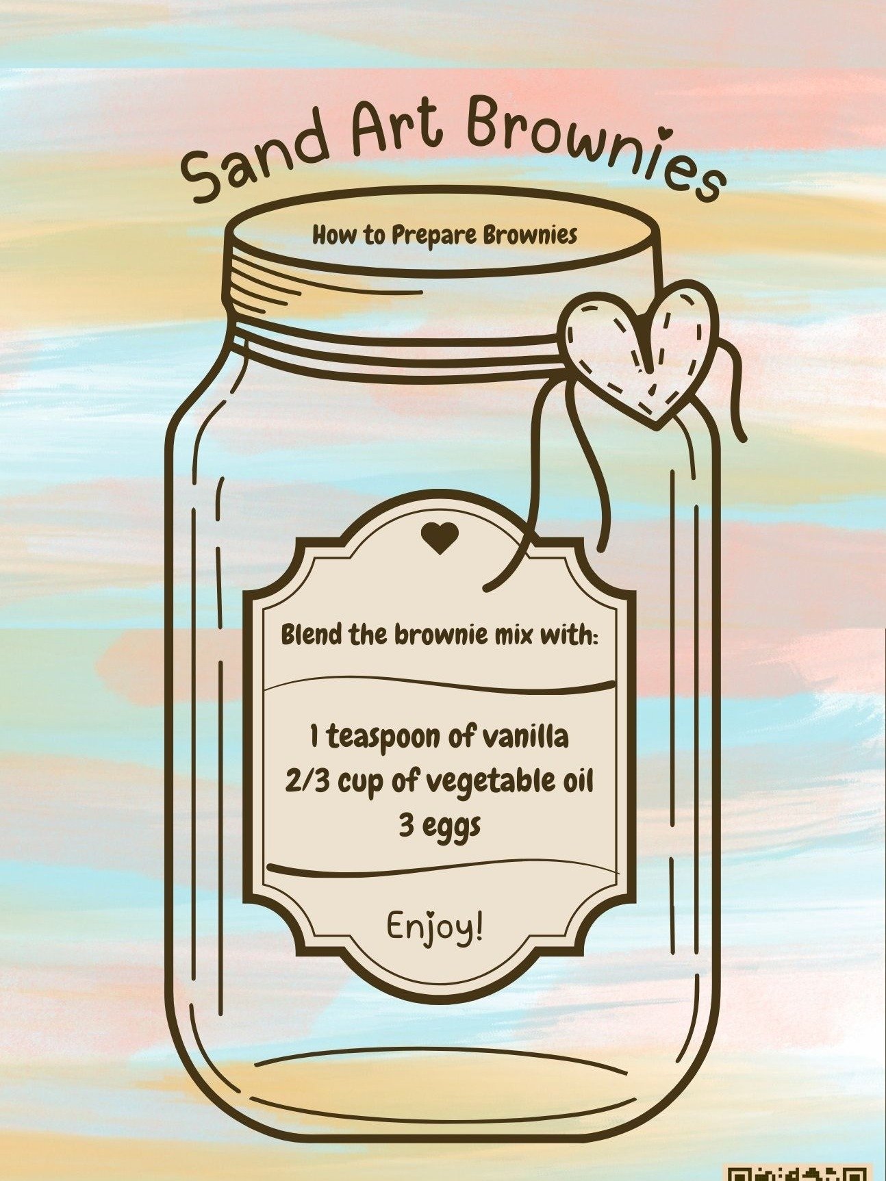 Sand Art Brownies Mixture product image (1)