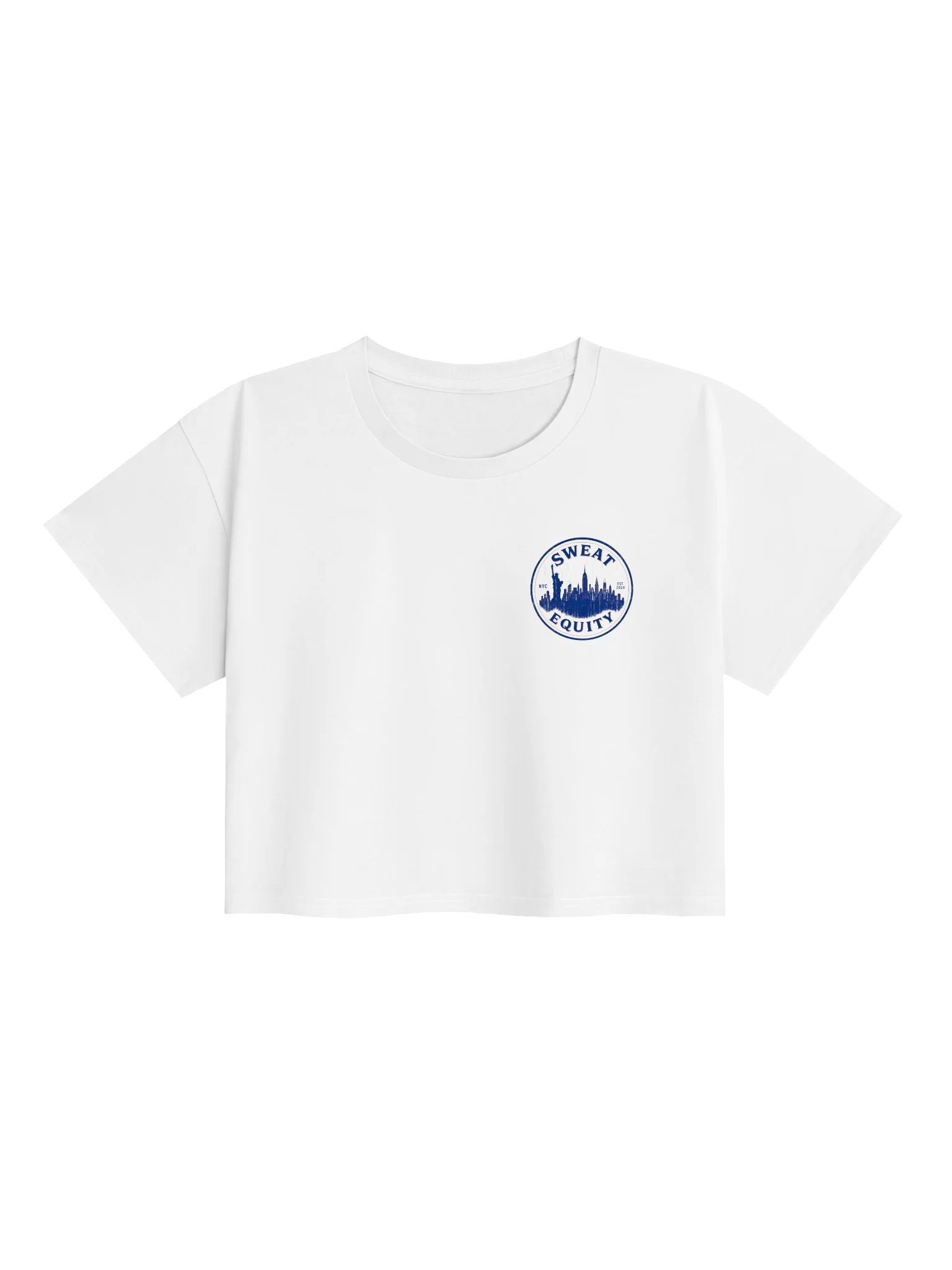 Scu-Bey x Sweat Equity: NYC Marathon 2026 Cropped Tee product image (1)