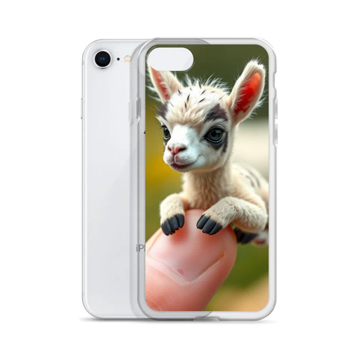 Tiny Llama on a Finger iPhone® Case product image (51)