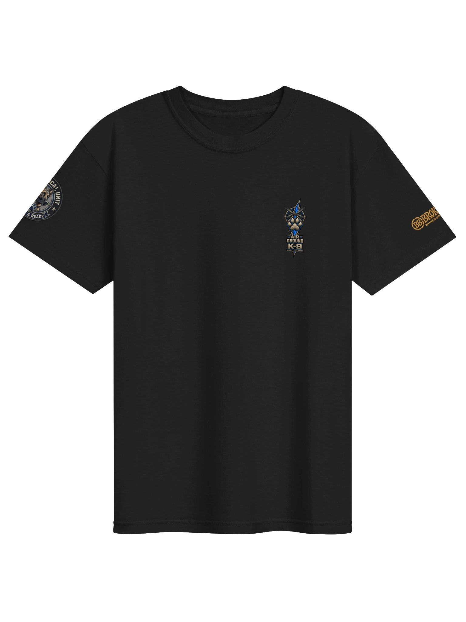 K9 Police Shirt — K-9 Intercept™ Ready Anywhere Tactical Unit Tee | Flat Out Broken™ product image (2)