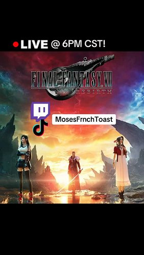 Live on #Twitch & #TikTok Live!