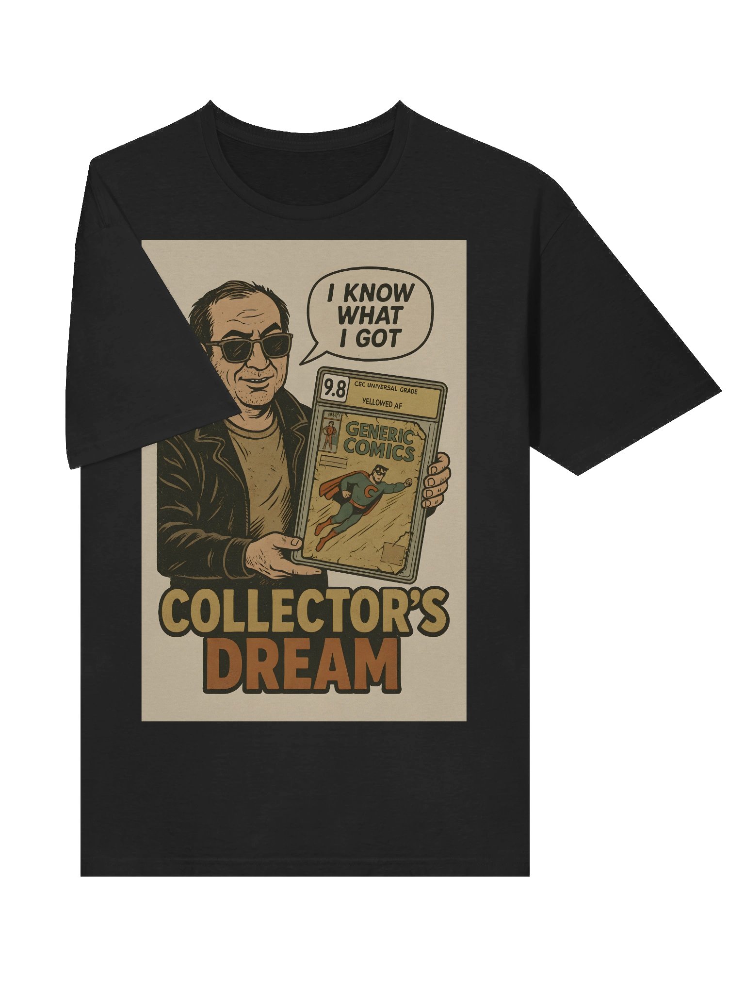 I Know What I Got T-Shirt | 9.8 Yellowed AF Comic Parody Tee | Vintage Comic Collector Humor product image (5)