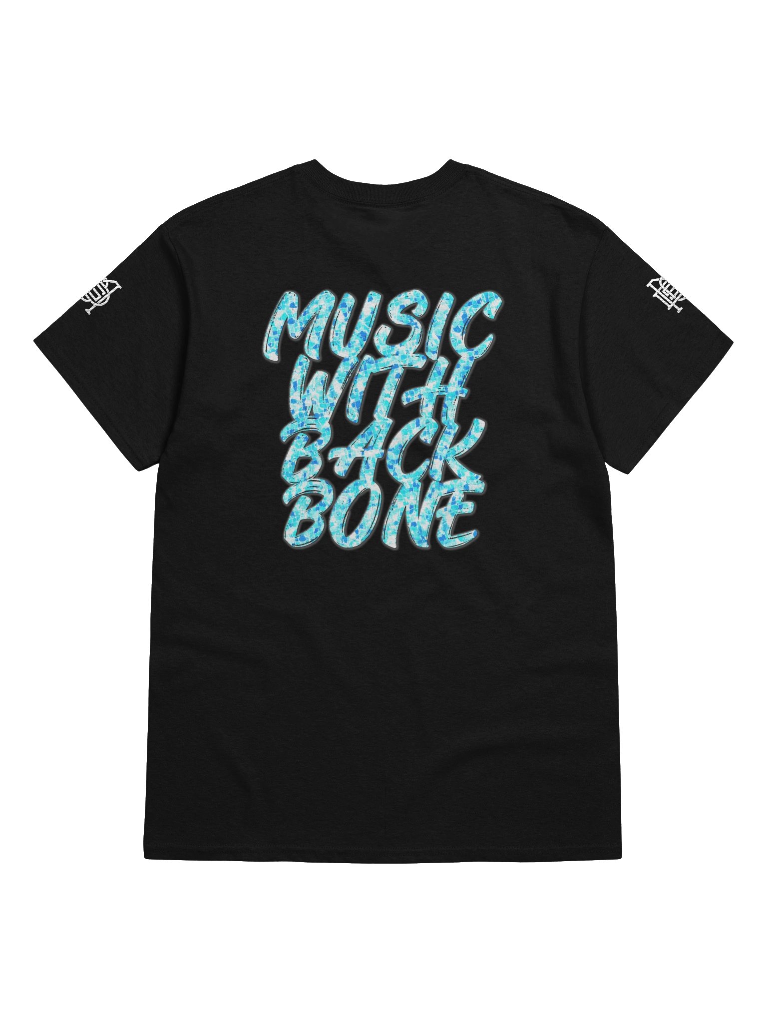 5 YRS SPYNAL x CUSSDEM Embroidered Unisex Heavyweight Tee Black product image (6)