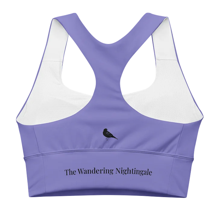 Lavender Nightingale's Song Sports Bra product image (2)