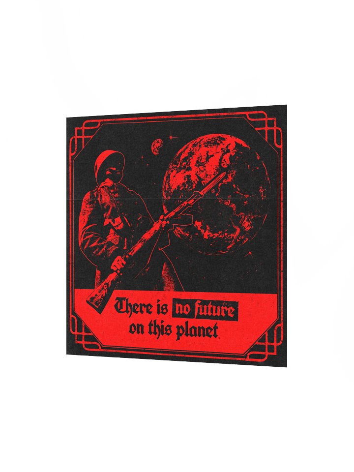 NO FUTURE POSTER RED product image (7)