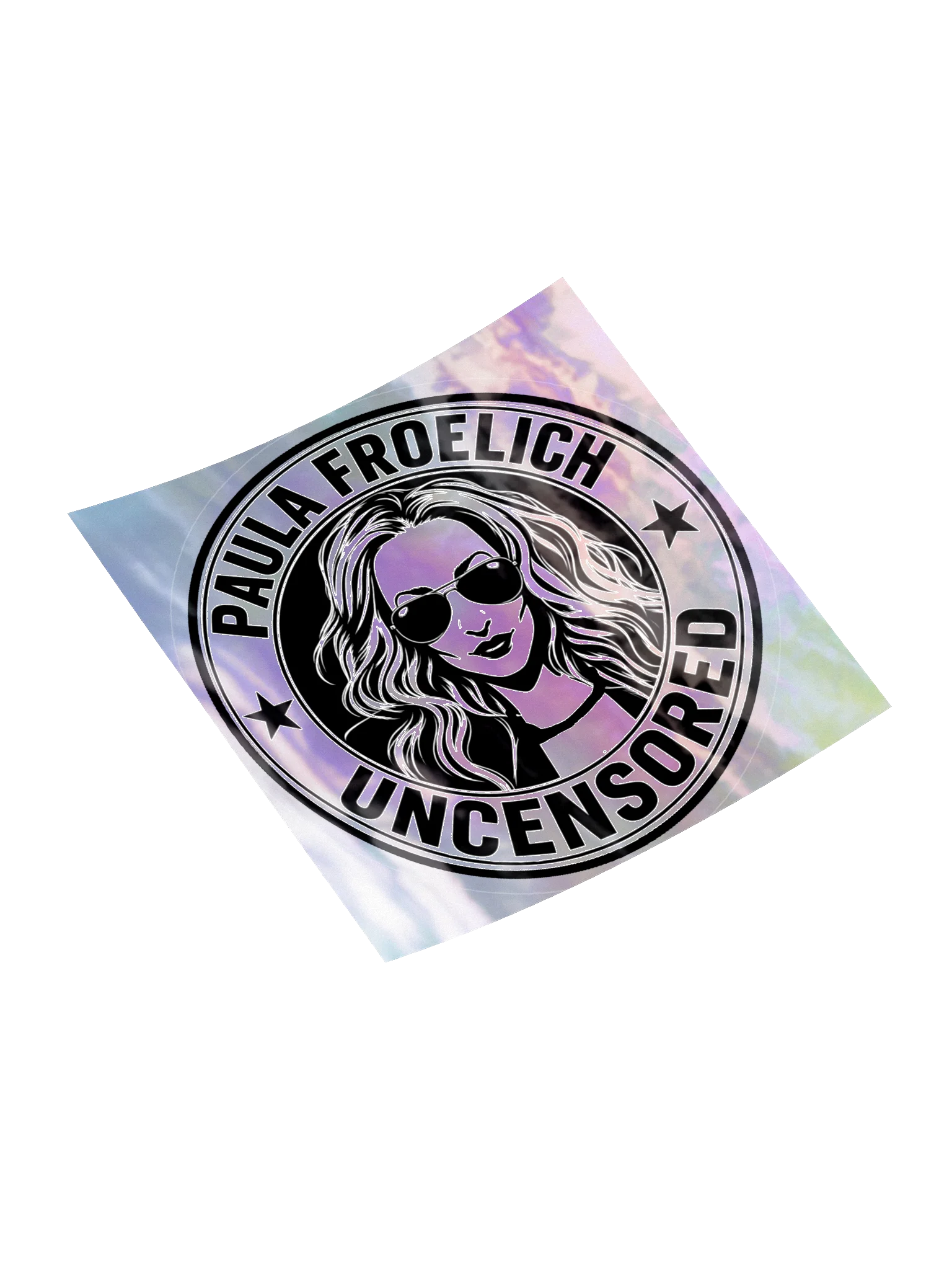 Paula Froelich: Uncensored Holographic XL Sticker product image (4)