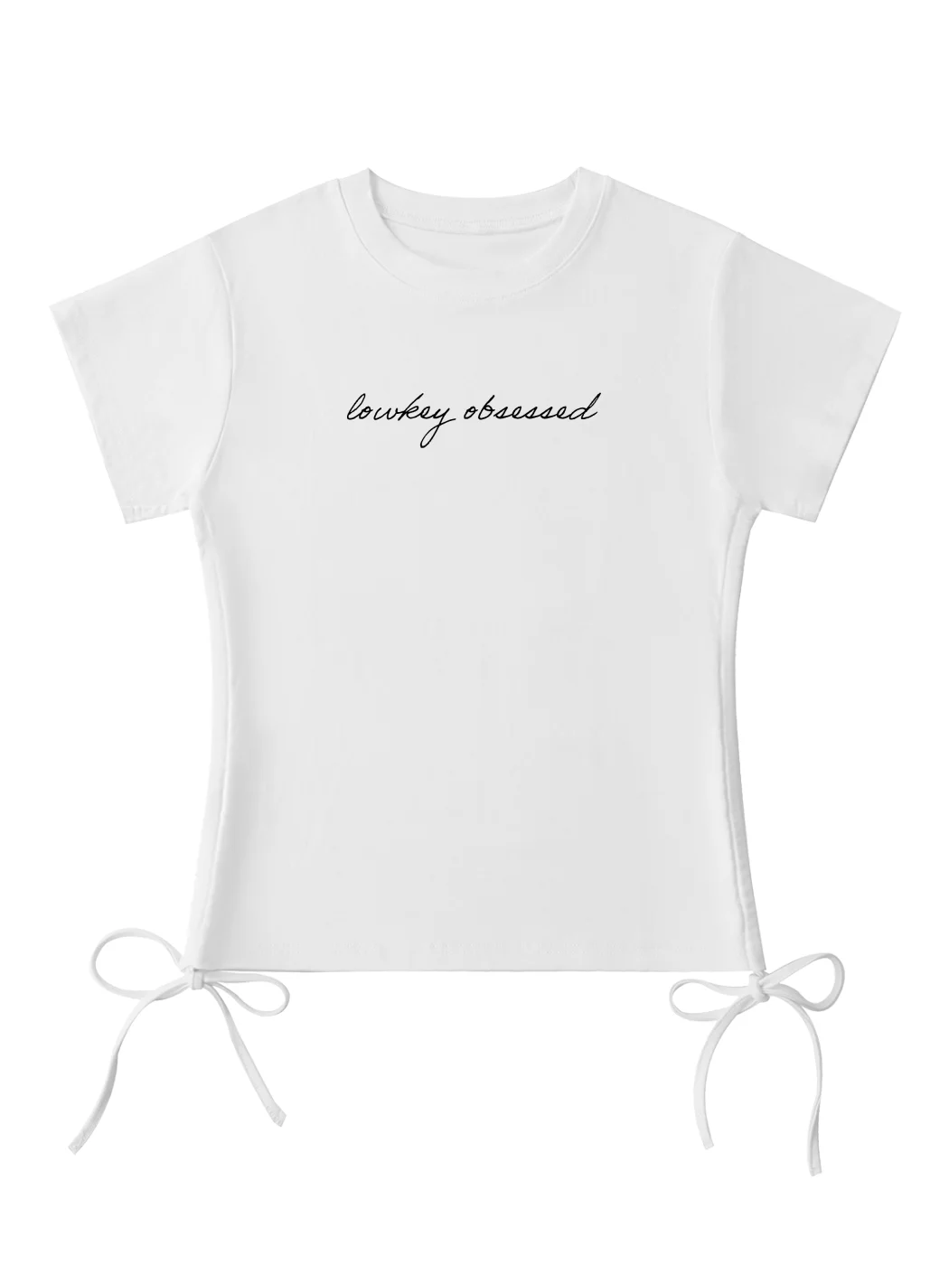 Lowkey Obsessed - Drawstring T-Shirt product image (1)