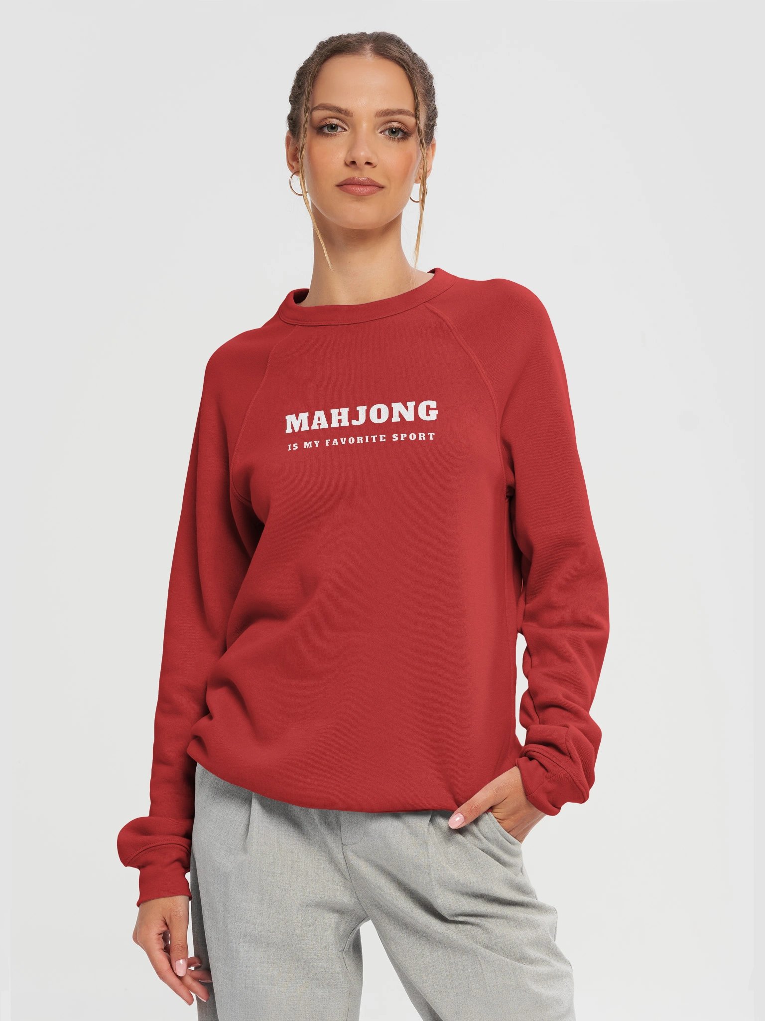 Mahjong Is My Favorite Sport Crewneck product image (1)