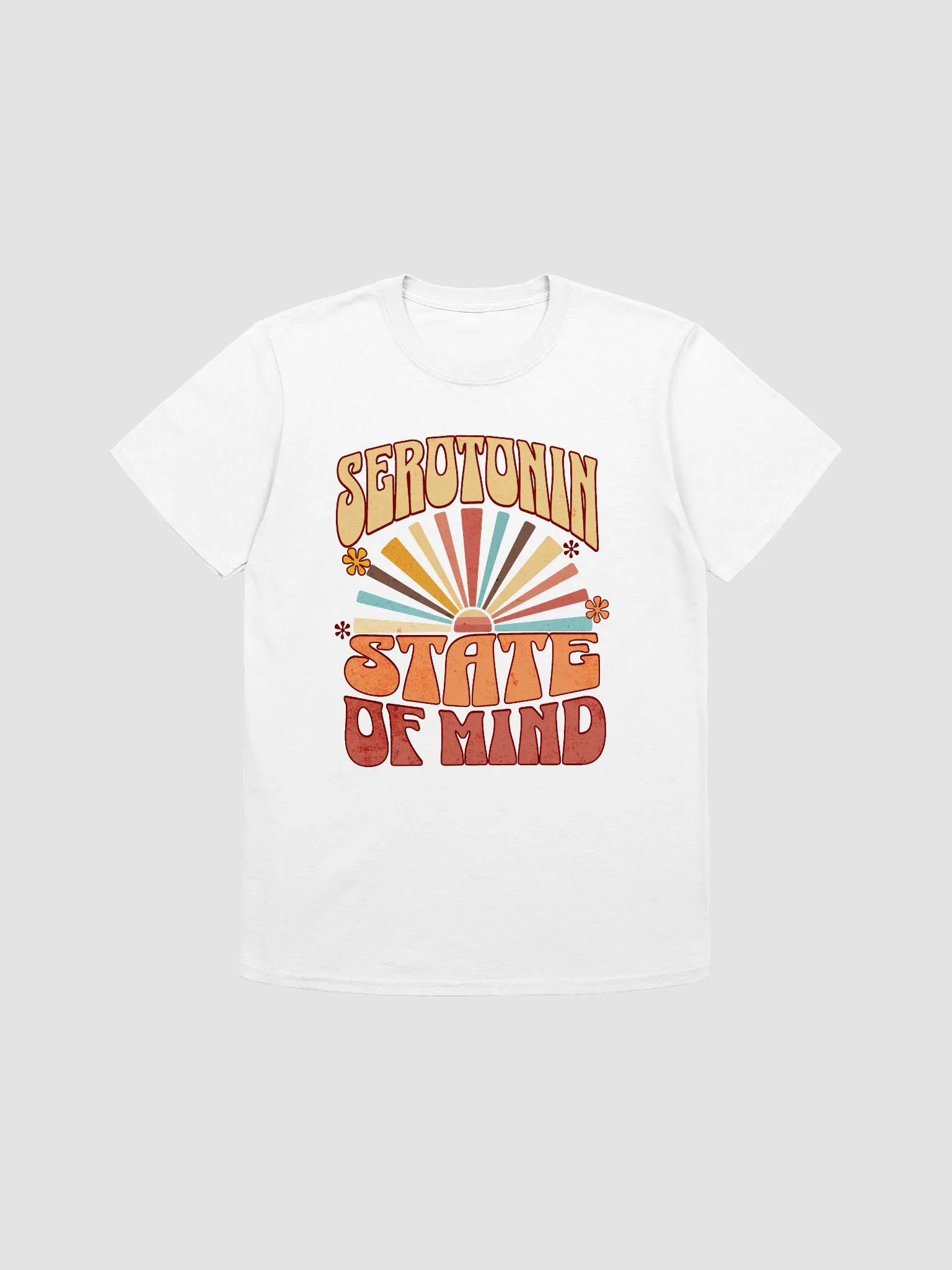 Serotonin State of Mind Retro Sun Graphic T-Shirt product image (3)