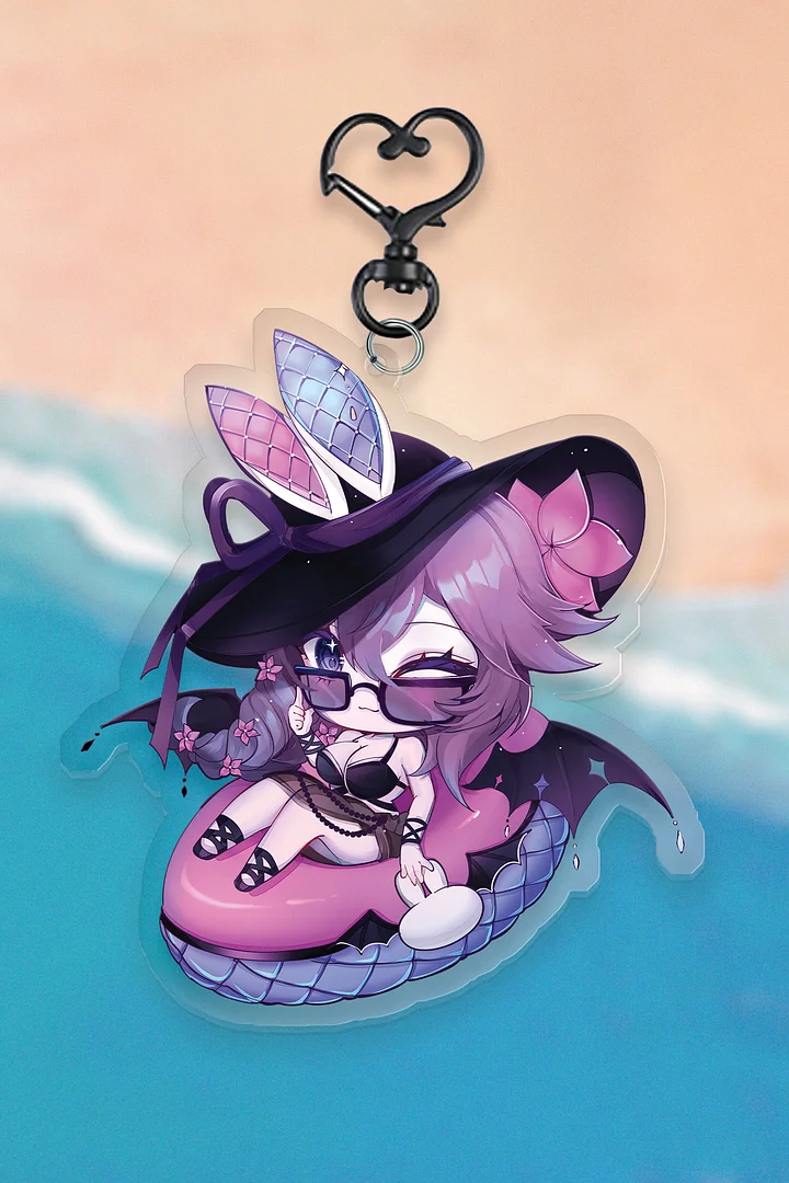CottontailVA Beach Acrylic Charm [Double-sided] product image (2)