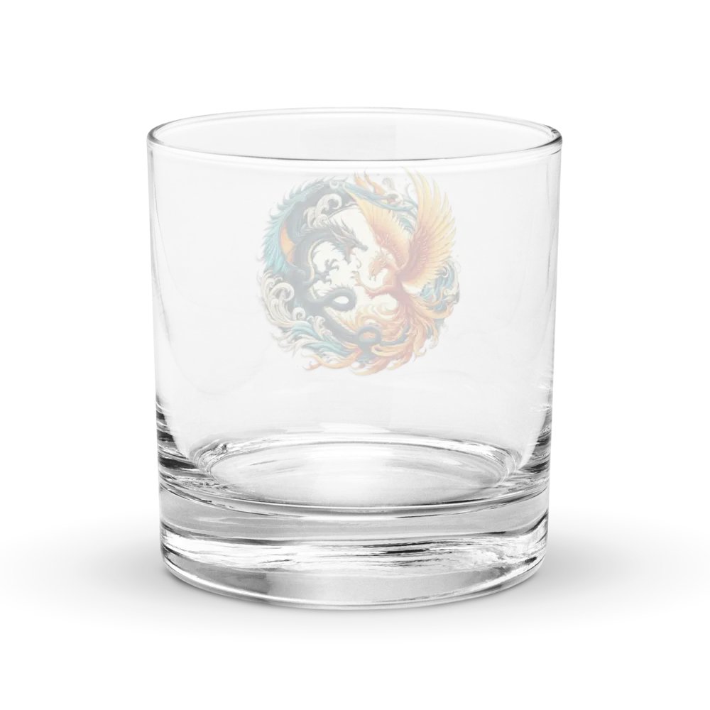 Phoenix vs Dragon Rocks Glass product image (4)