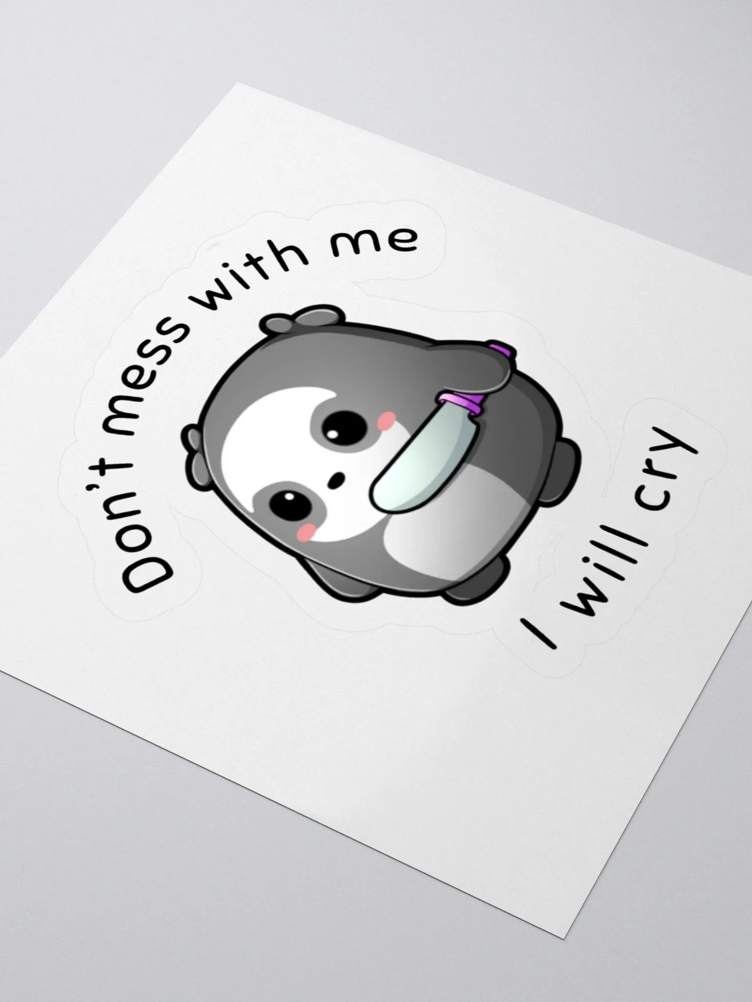 Don't Mess With Me Sticker product image (7)