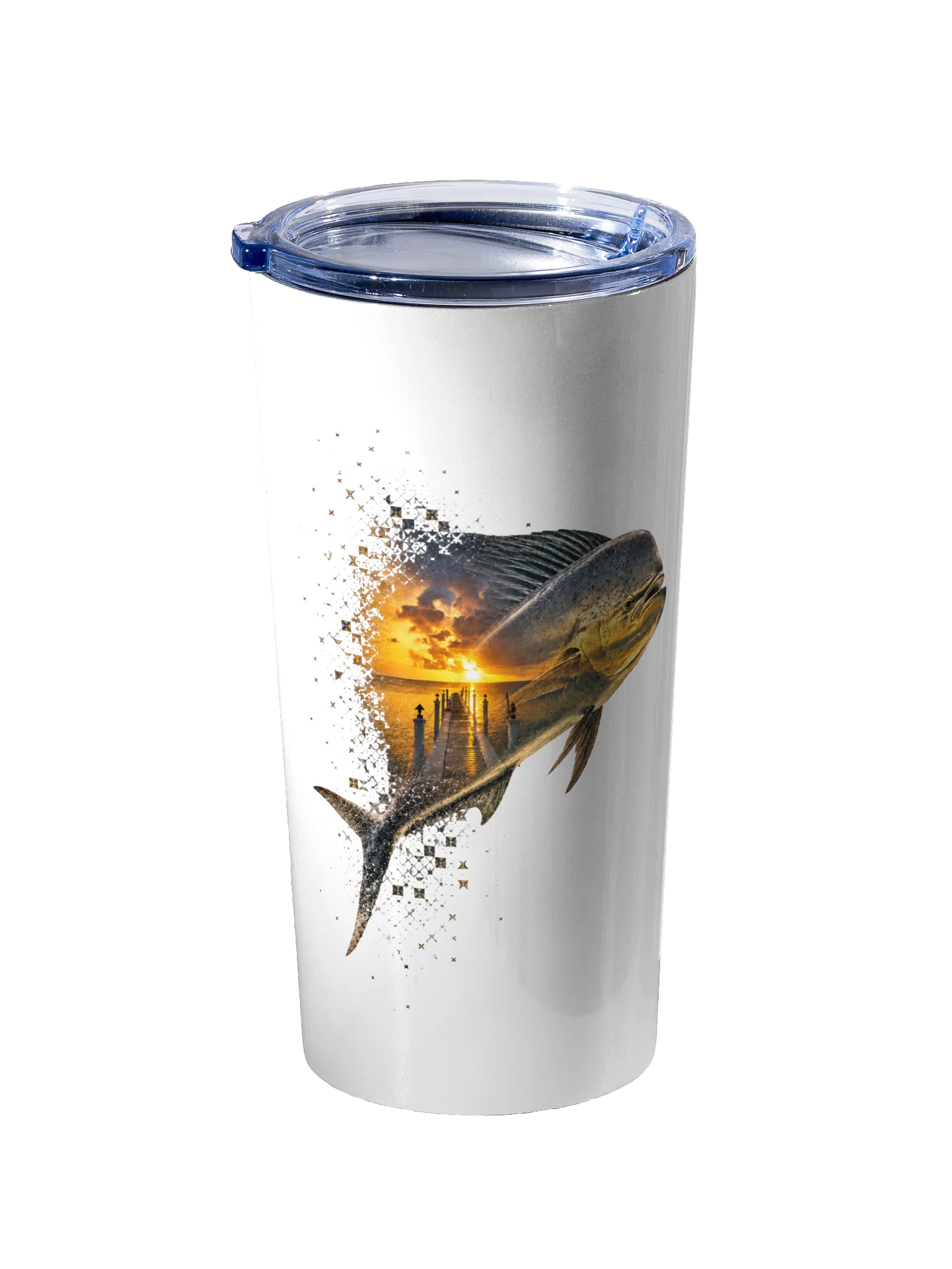 Mahi 20oz Stainless Steel Tumbler - Keys Collection: Dock Edition product image (2)