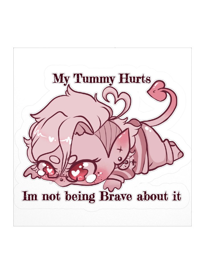 tummy hort (sticker) product image (1)