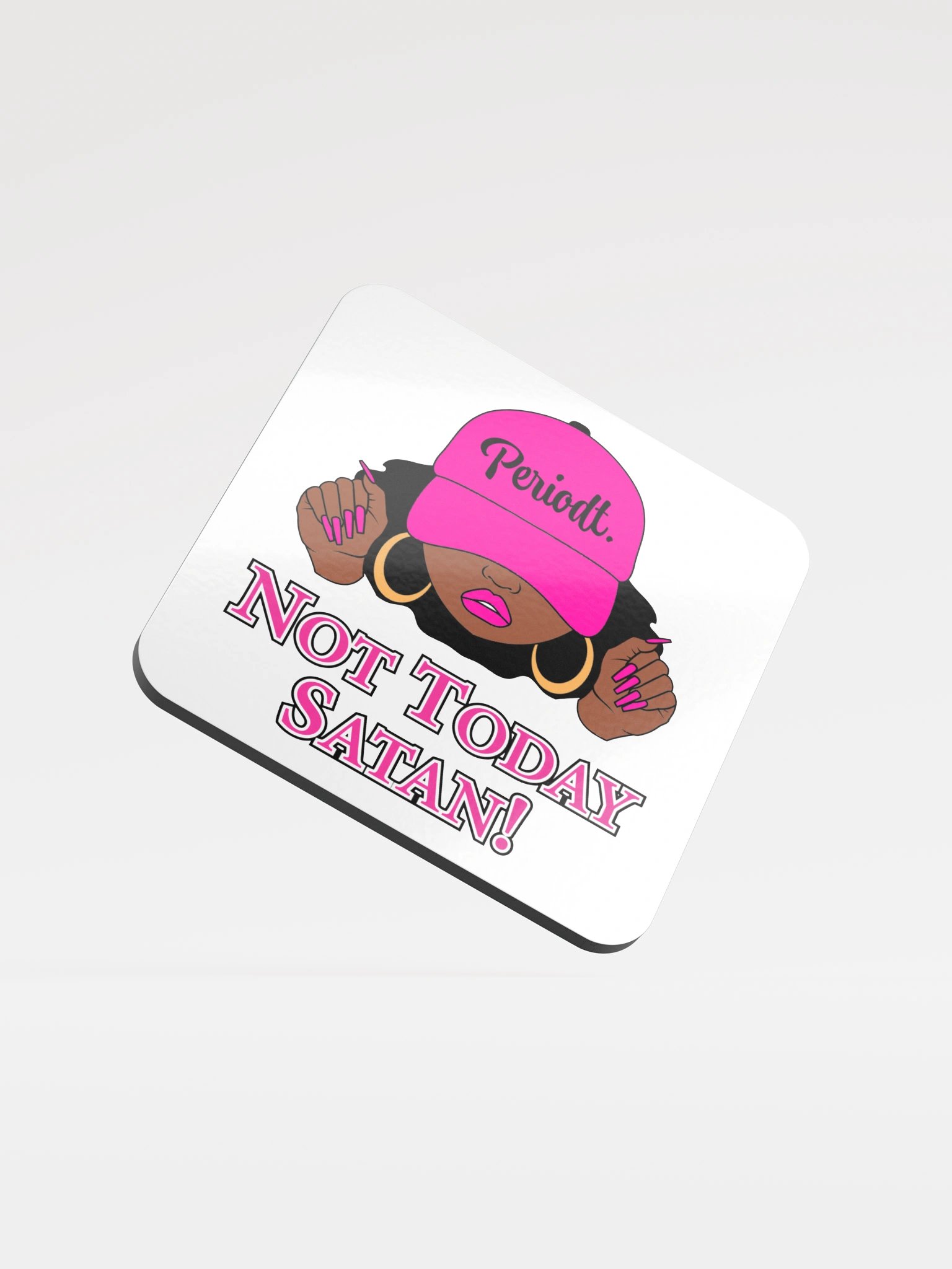 Not Today Satan V1, Coaster product image (1)