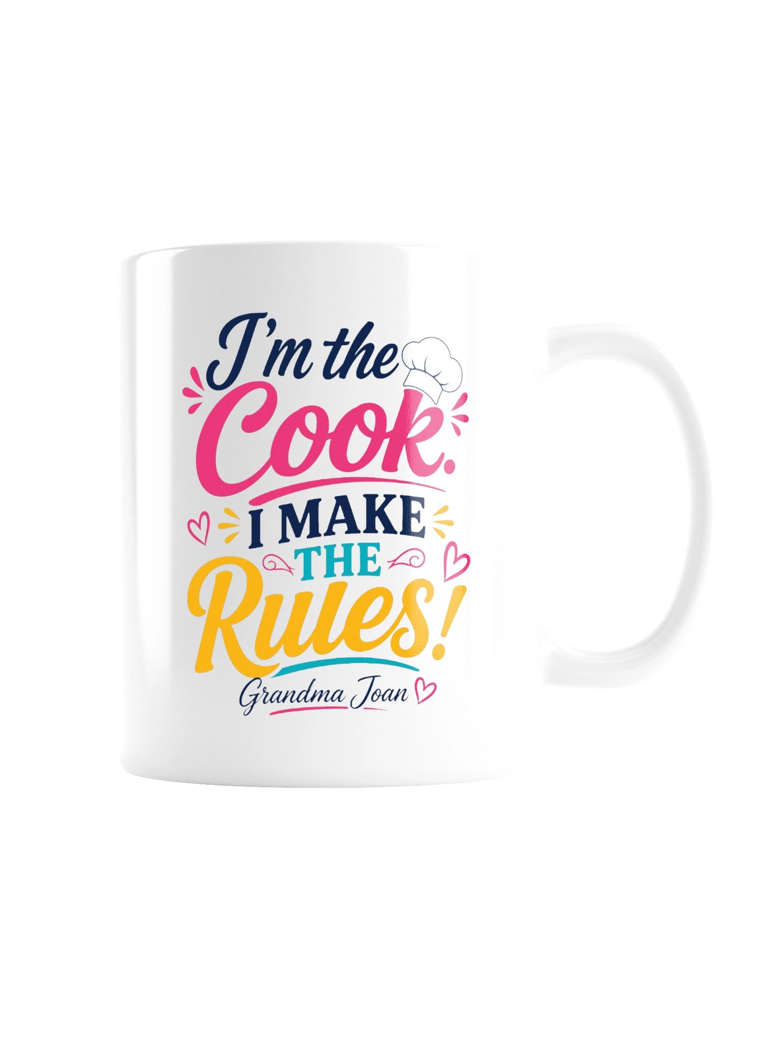I'm the Cook, I make the Rules! - White Glossy Mug product image (4)