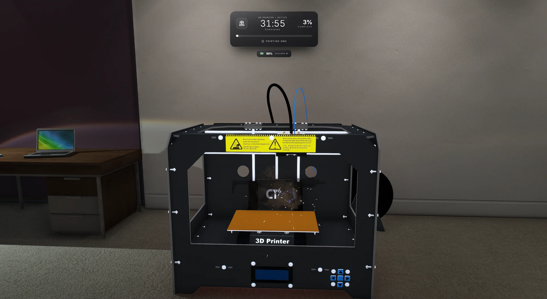 FiveM 3D Printer Script | Prints While You're Offline | Weapons, Battery & Admin [ESX/QBCORE/QBOX] product image (3)