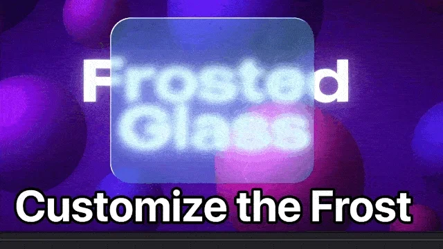 Frosted Glass Preset - Drag & Drop product image (6)