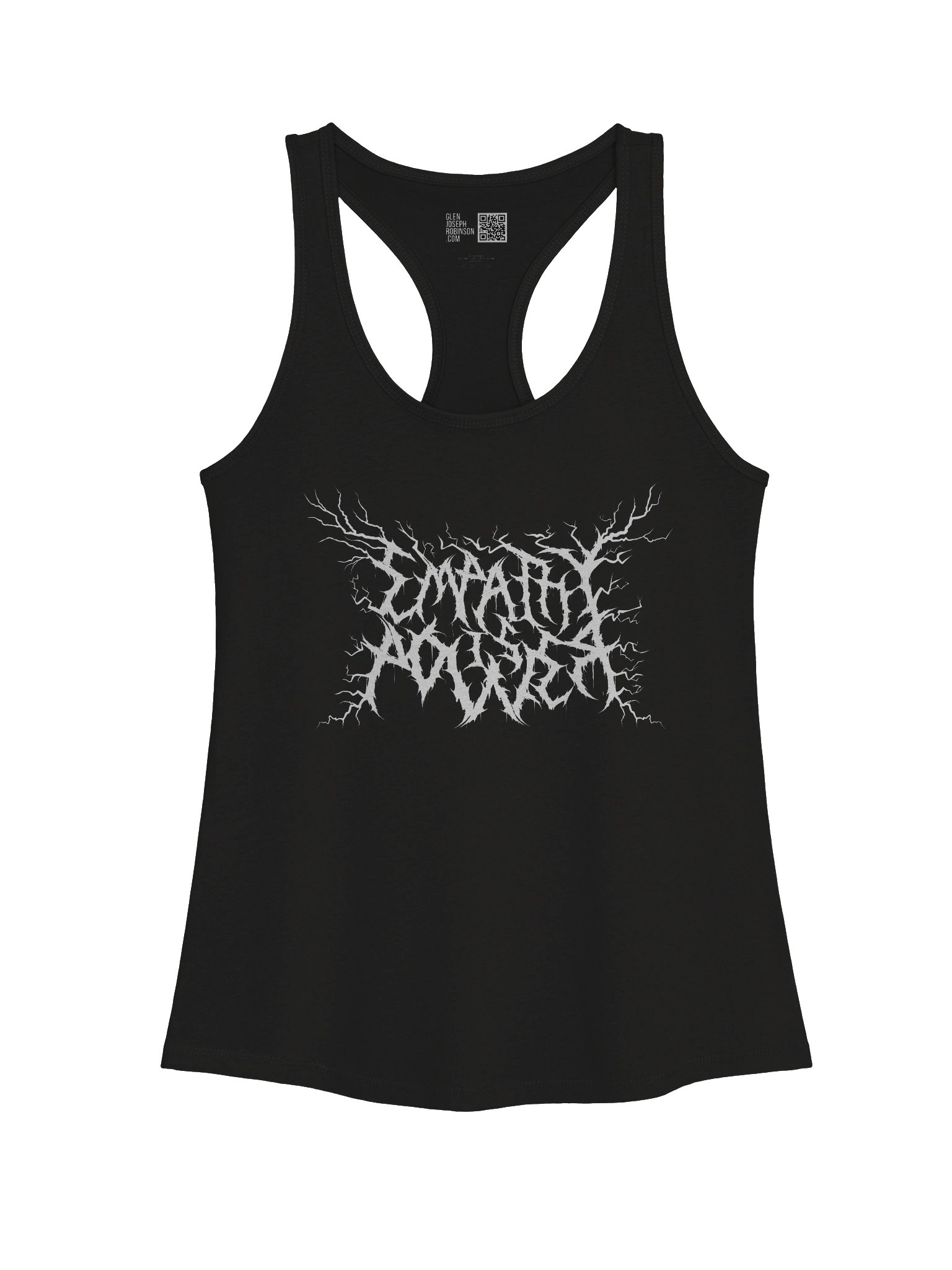 DEATH METAL Empathy is Power Racerback Tank Top product image (1)
