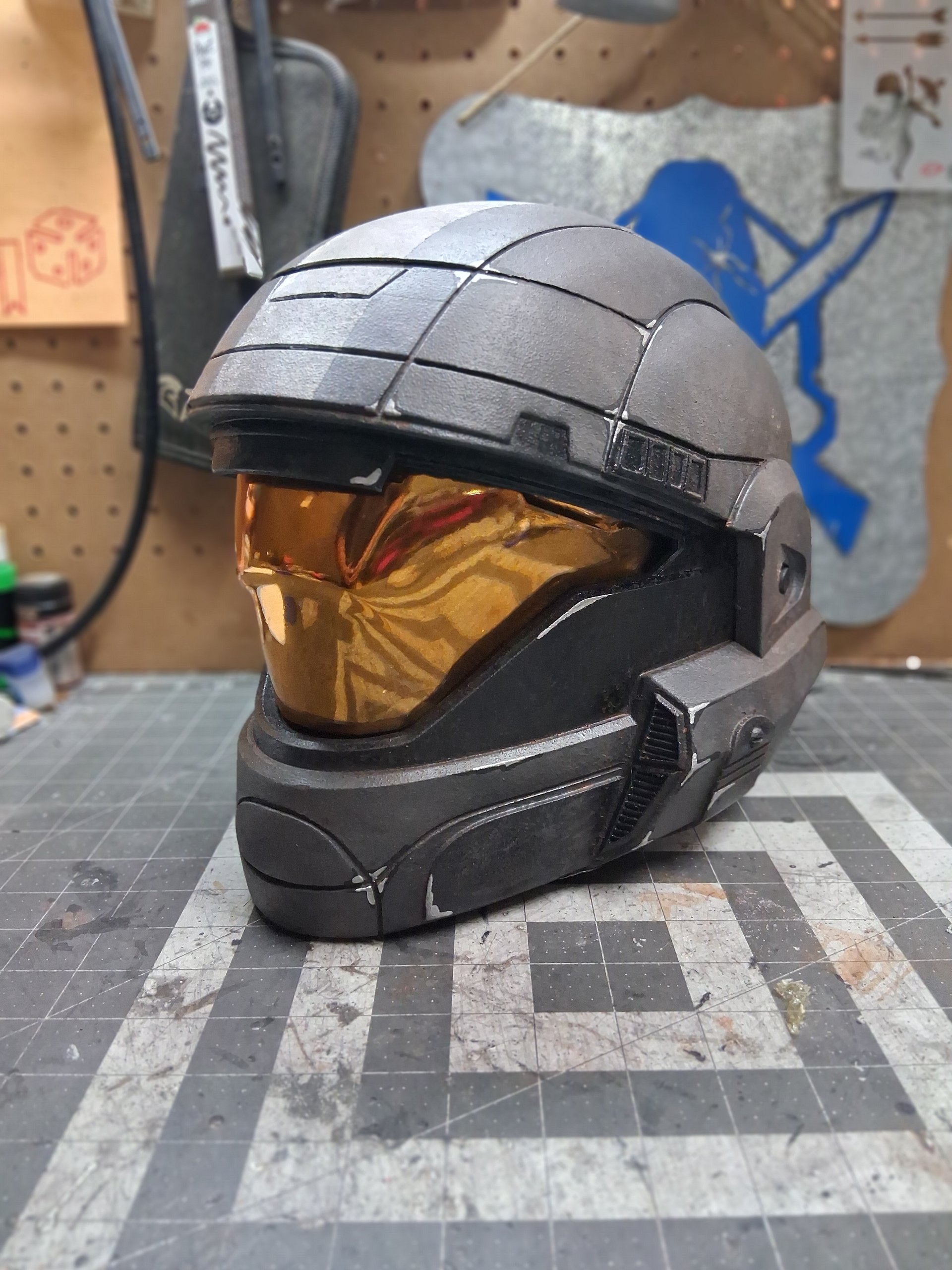 reach odst delta helmet prop. 3-D printed Standard version product image (3)