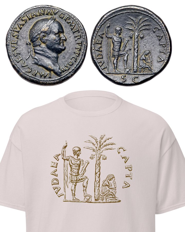 Roman IVDAEA CAPTA Judea Authentic Art T-Shirt product image (8)