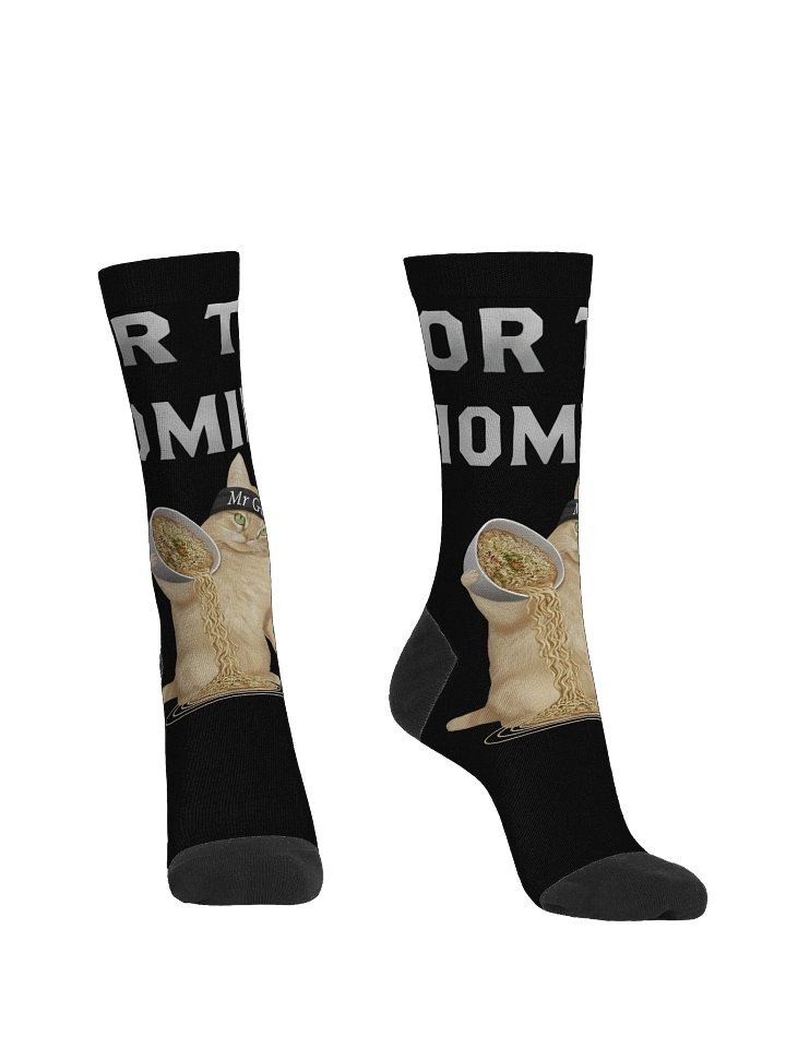 For the Homies Mr. Goes Noodles Black Socks product image (2)